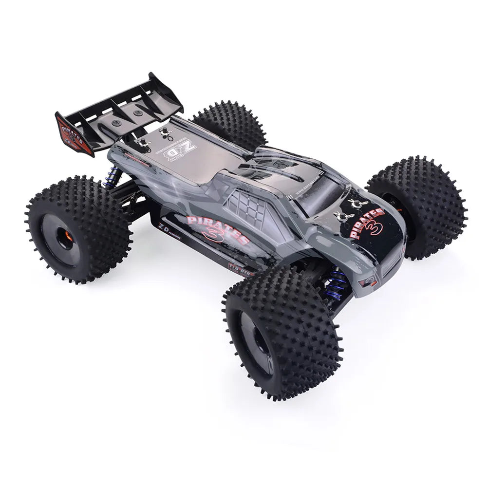 1/8 4WD RC car frame kit, durable brushless chassis for DIY racing hobbyists