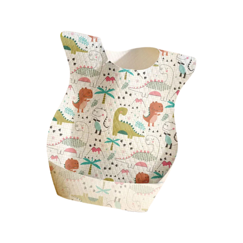 Waterproof baby bibs, a 10-piece set for kids, perfect for keeping clothes clean during meals.