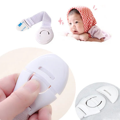 Versatile child safety locks, 10 count, for various furniture security needs