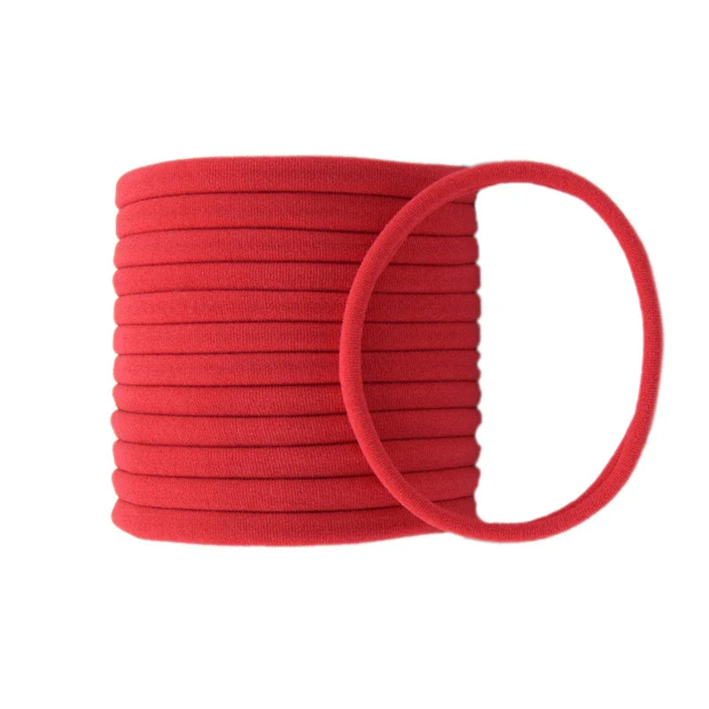Assorted soft nylon headbands displayed, great for baby accessories