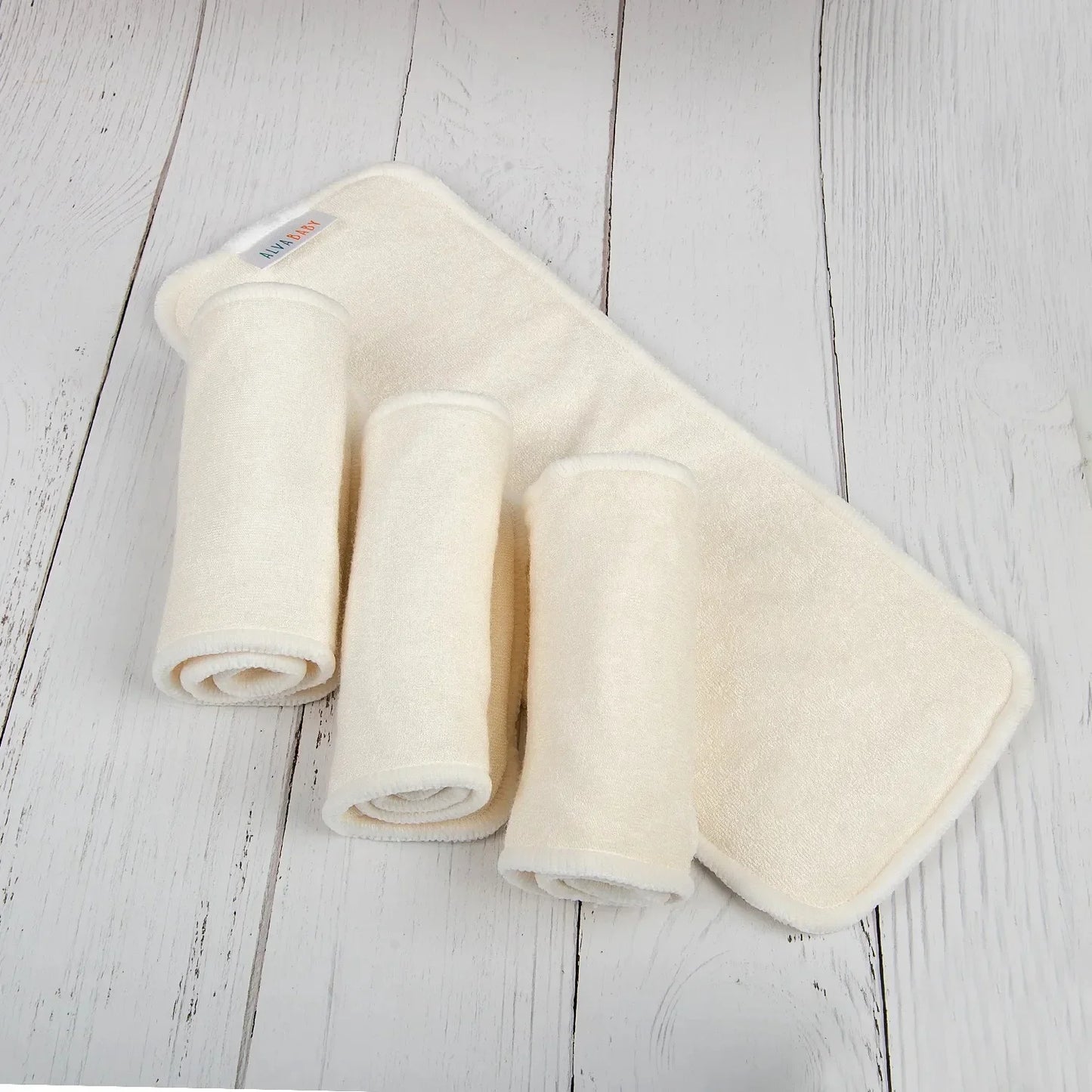 Bulk pack of 10 bamboo inserts, a practical and eco-conscious diapering solution