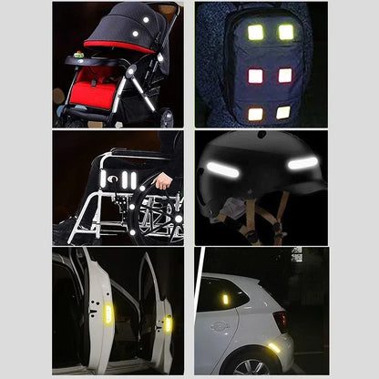 Warning patches for scooter & pet accessories, 10-pack for improved night safety