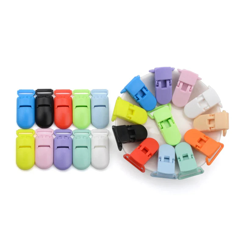 Newborn gift: 10 colorful silicone bead pacifier chains for baby accessories
