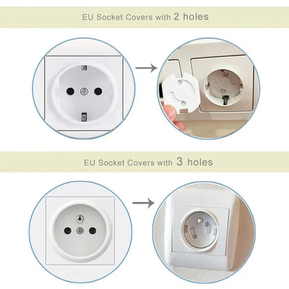 Pack of 10 baby safety plug covers, essential child proofing for home electrical outlets