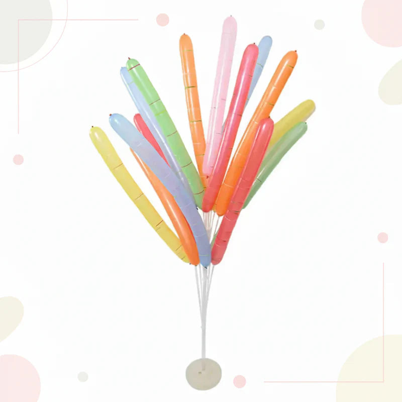 Vibrant latex party balloons in various colors, 100-pack for festive decoration and outdoor fun