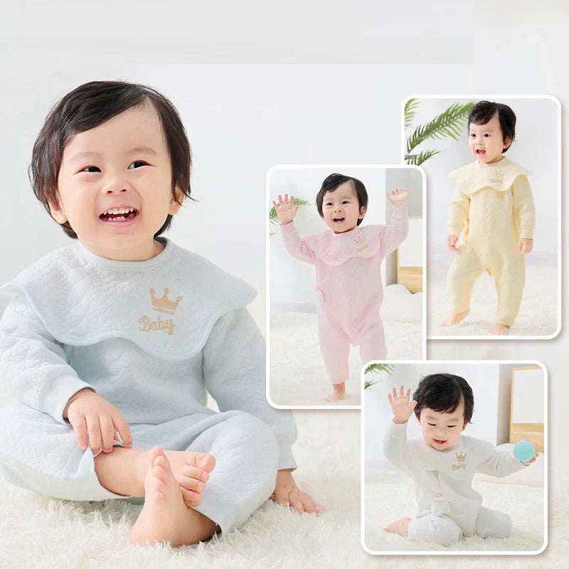Summer baby clothes set: 15 lightweight pieces for 0-3 month old infants, pure cotton, unisex style.