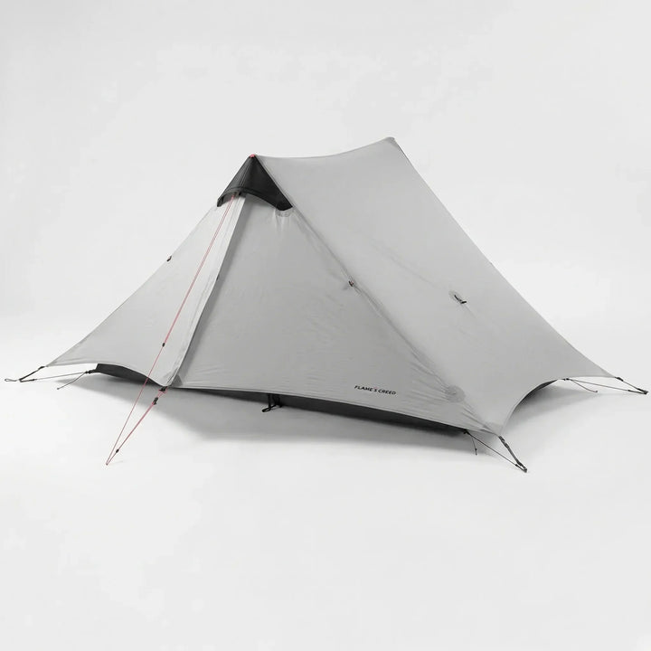 Premium 2-person ultralight trekking pole tent. Versatile outdoor shelter for backpackers & campers.
