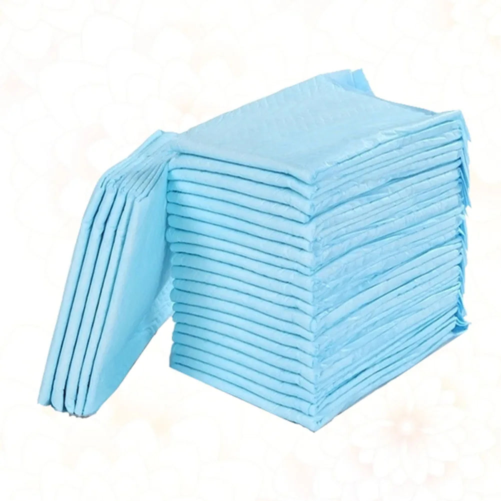 Absorbent nursing underpads for baby care and bed protection, 20-count pack
