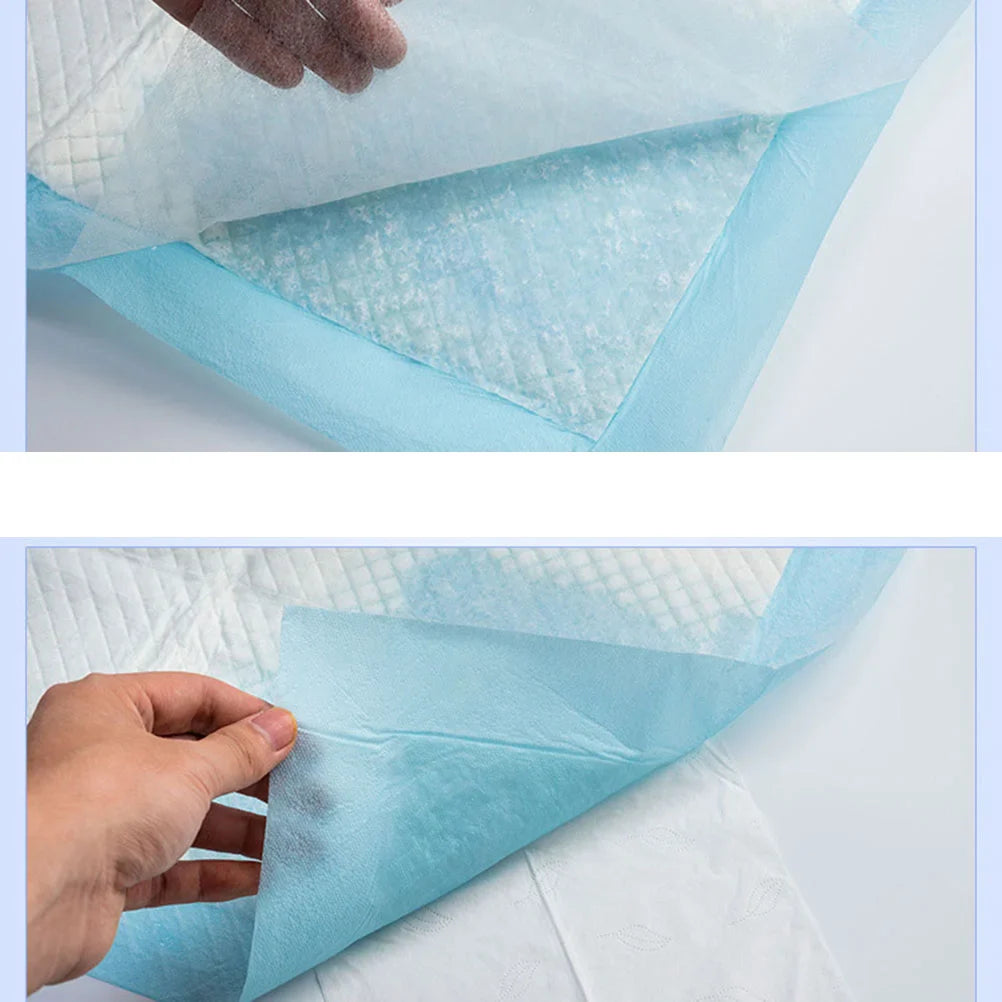 Waterproof disposable pads for infants, ideal for diaper changes and incontinence