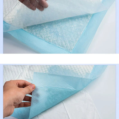 Waterproof disposable pads for infants, ideal for diaper changes and incontinence