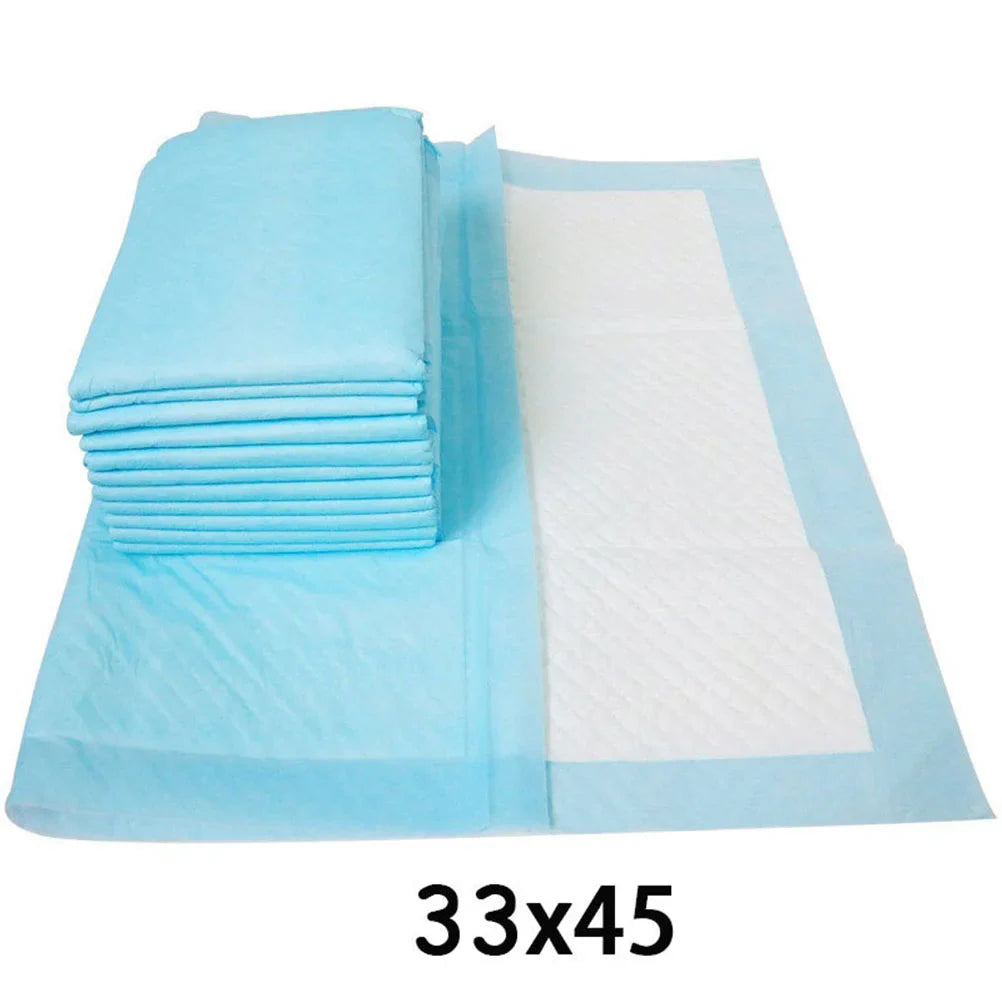 Stack of 20 baby diaper pads with packaging, ready for use as nursing pads