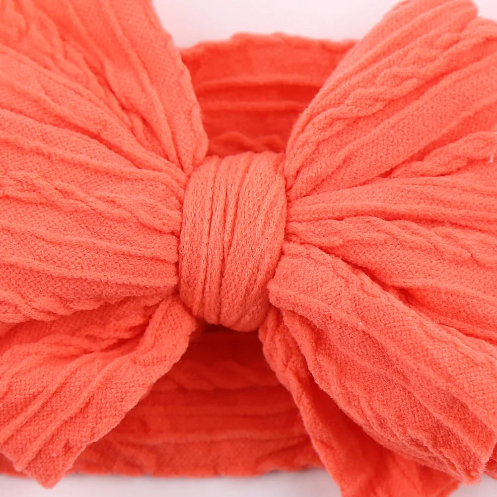 20-piece set of soft stretchy cable bow headbands for baby girls, essential accessories