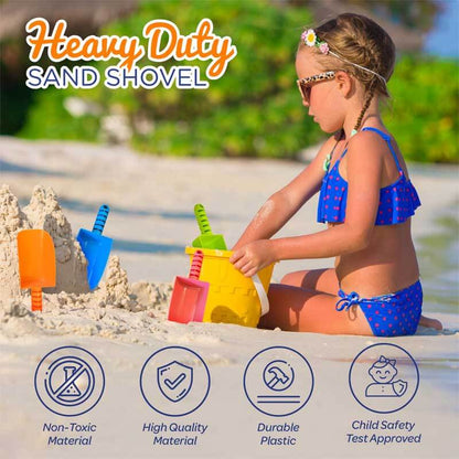 Colorful children's tools: 24 heavy-duty plastic sand shovels for outdoor fun