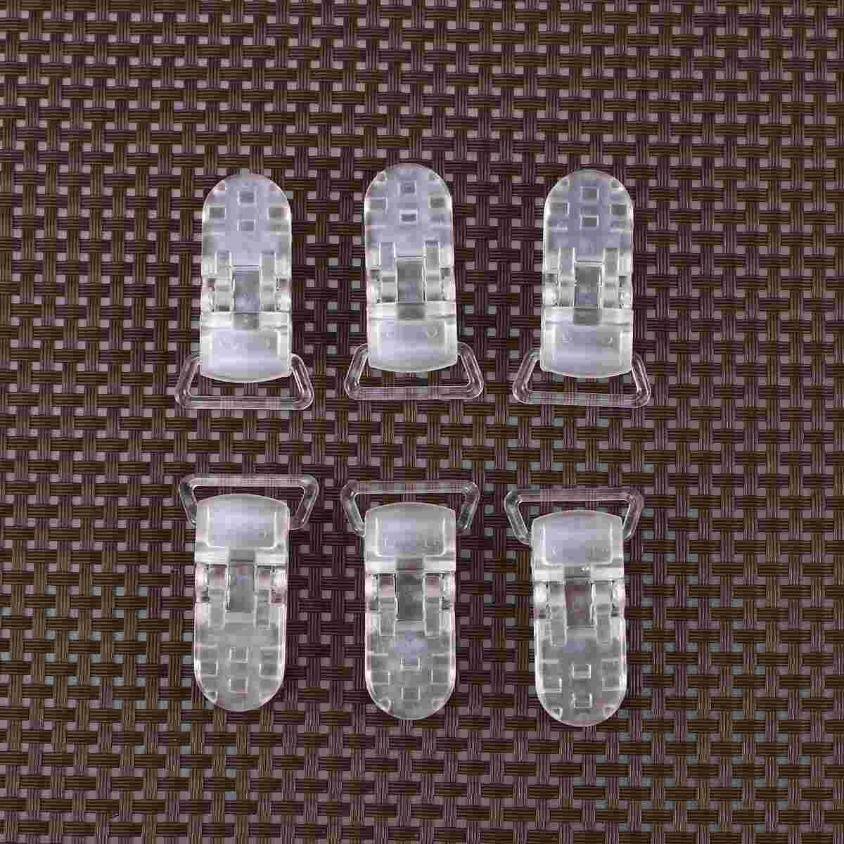 Collection of 25 transparent T-shaped clips, essential baby safety and crafting supplies