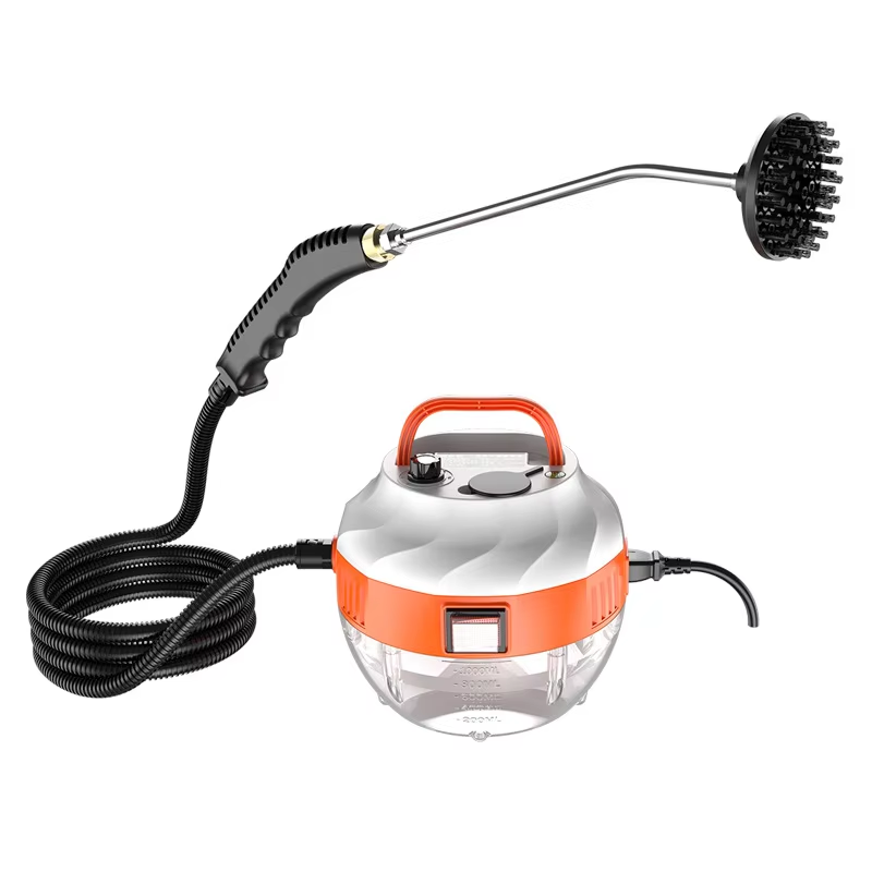 2800W high-pressure steam cleaner for powerful chemical-free deep cleaning of home & auto surfaces.