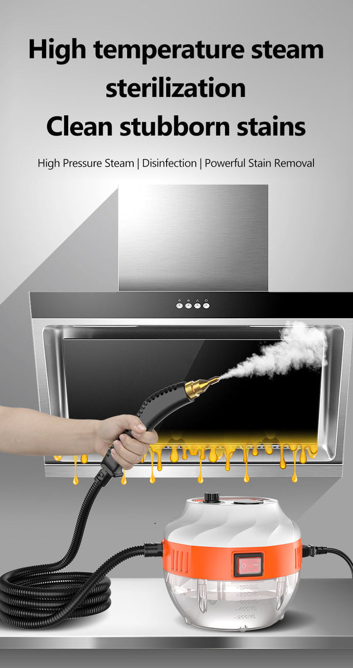 Efficiently deep clean & sanitize floors, tiles, and grout with this 2800W steam cleaner.