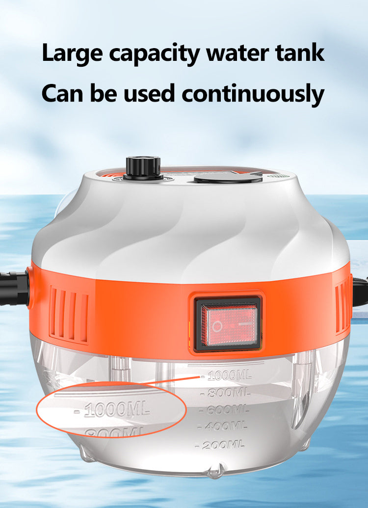 Chemical-free 2800W high-pressure steam cleaner for safe & effective home sanitization.