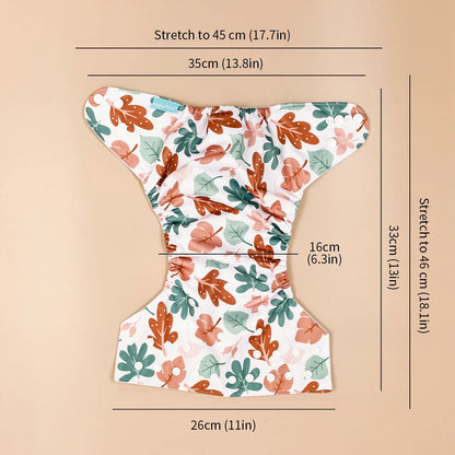 Newborn comfort with 3 eco-friendly reusable cloth diapers, unisex and durable for daily use.