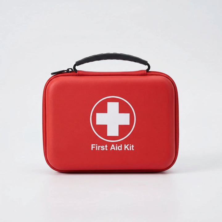 Compact 38-piece emergency first aid kit for hiking, camping, and outdoor adventures. Essential survival medical supplies.