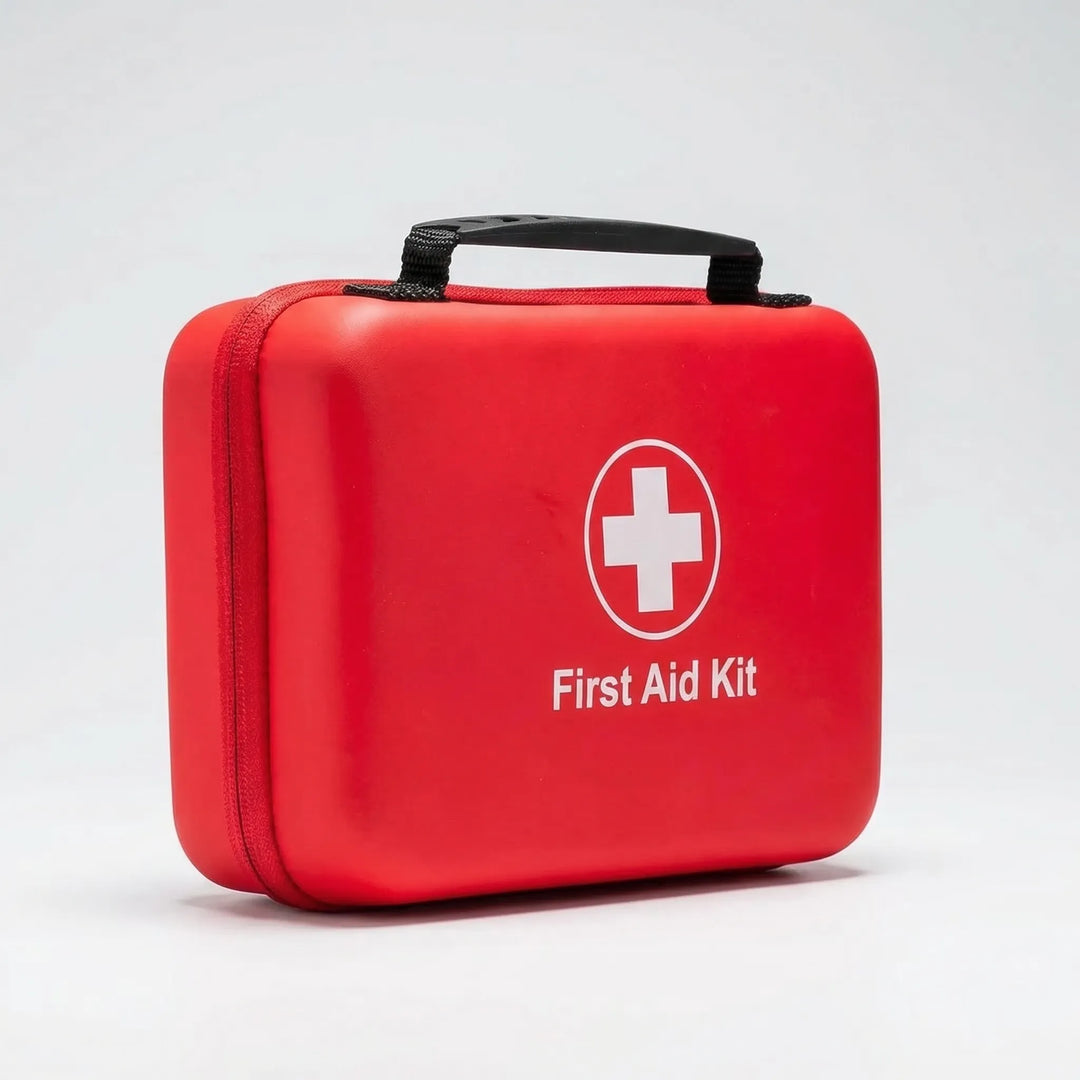 Comprehensive 38-piece first aid kit with essential medical supplies for emergencies, travel, and outdoor adventures.