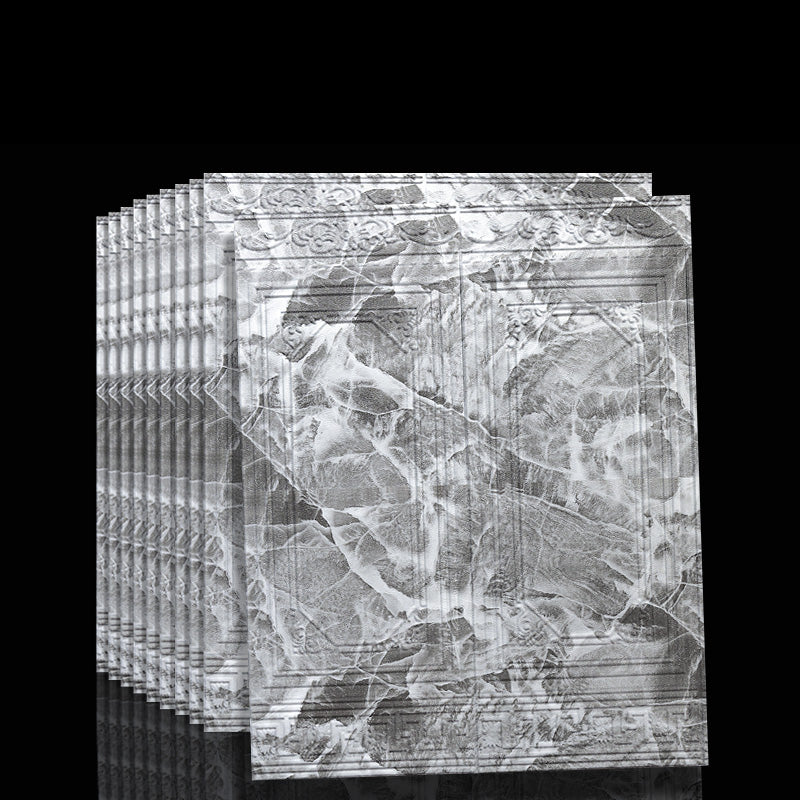 Self-adhesive 3D vinyl wall panels. Peel & stick for quick, modern home decor.