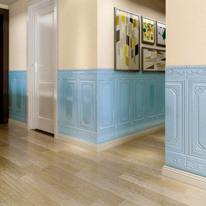 Easy install 3D peel & stick vinyl wall panels. Self-adhesive for quick home decor updates.
