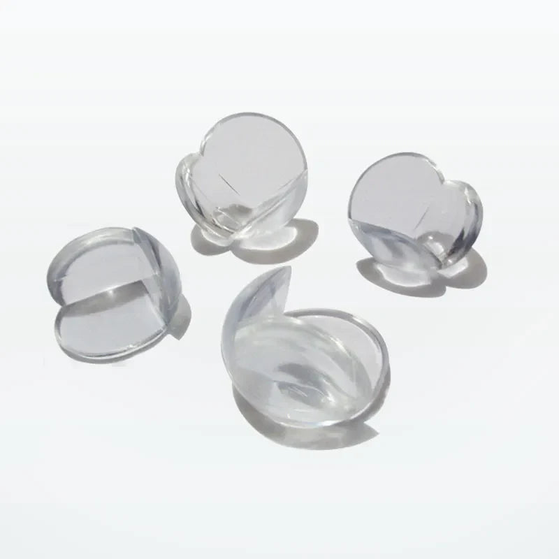 Baby safety corner guards, clear material for seamless home integration