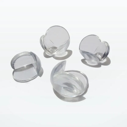 Baby safety corner guards, clear material for seamless home integration