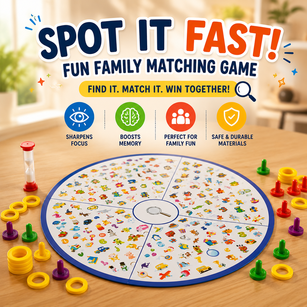 Kids' Educational Detective Board Game