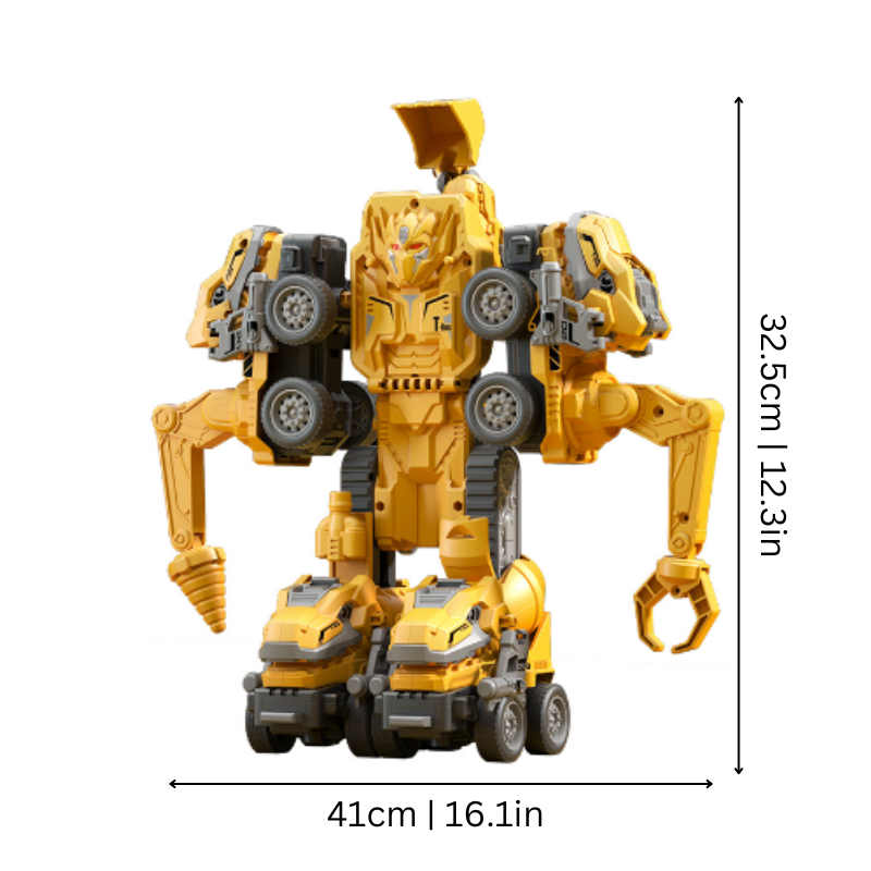 Kids' transformable construction RoboRanger toy, a versatile robot building set for boys and girls