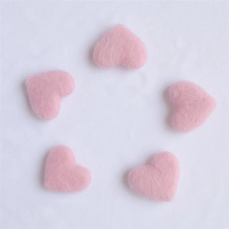 Textured wool heart photography prop, perfect for adding warmth to newborn baby pictures