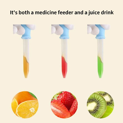 5ml silicone bulb droppers for babies, 5-piece set with clear plastic barrels