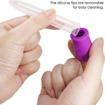Food-grade 5ml droppers, silicone bulb and plastic tube for baby medicine and feeding