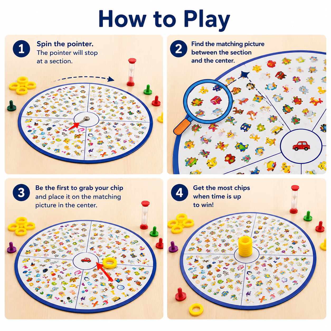 Kids' Educational Detective Board Game