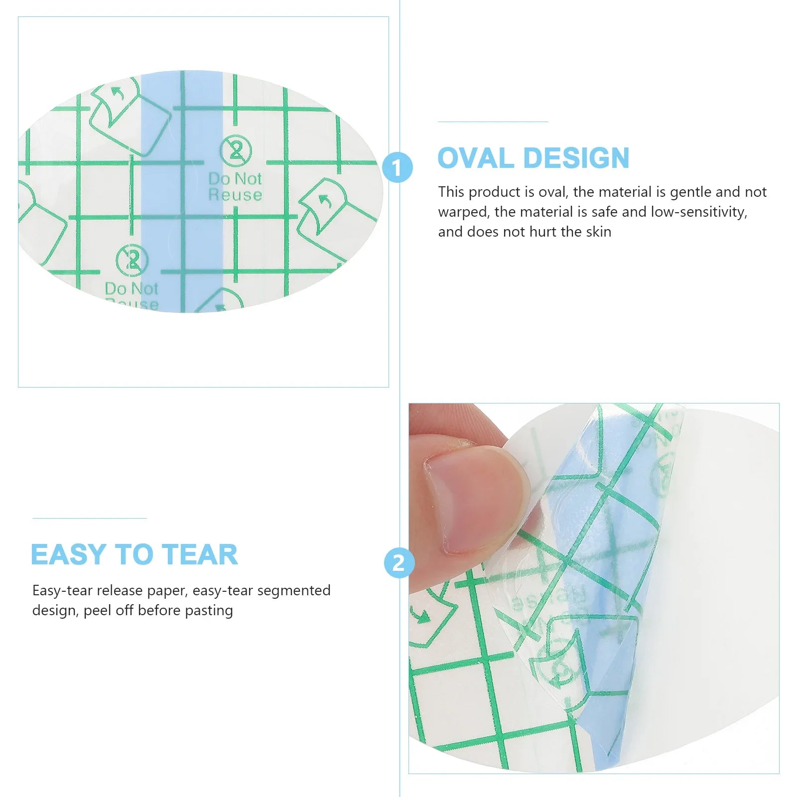 Baby shower gift idea: 50 waterproof ear covers for infant swimming and bath