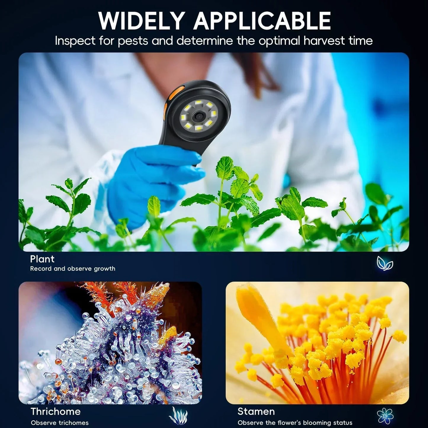 500x magnification digital microscope, a versatile scientific tool for hobbyists and professionals.