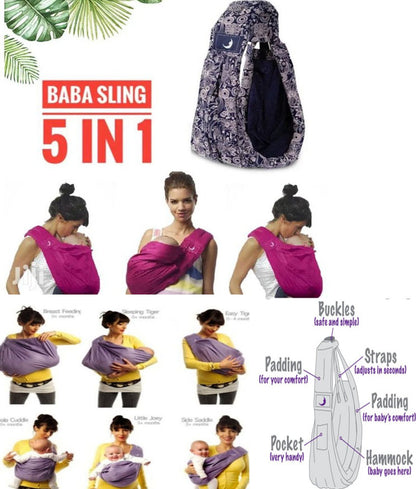 Baby Side Sling Carrier for Hands-Free Parenting