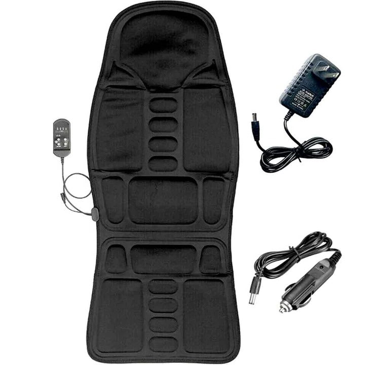 Experience ultimate stress relief with this 8-mode heated massage chair pad for your back and neck muscles.