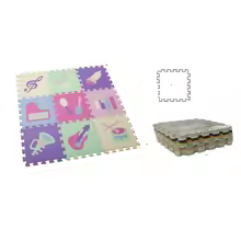 Cartoon rabbit piece as part of the 9-piece EVA Foam Play Mat, suitable for baby toys