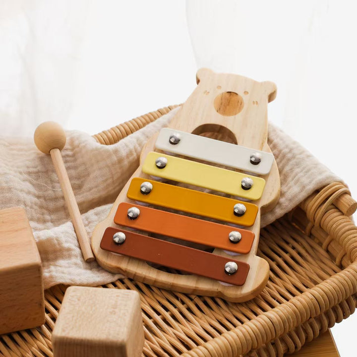 Baby Wooden Musical Sensory Learning Toy Set