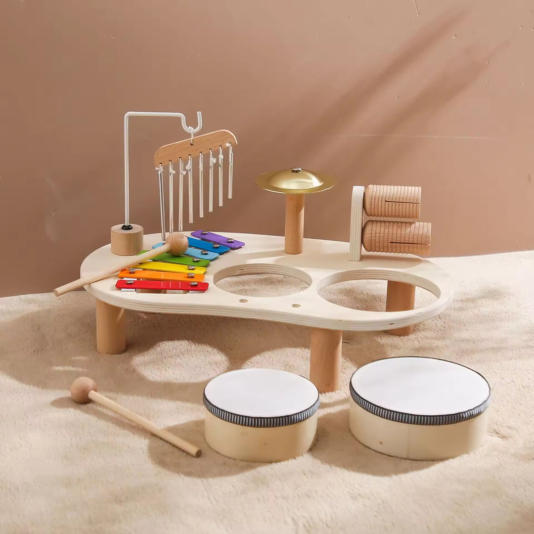 Baby Wooden Musical Sensory Learning Toy Set