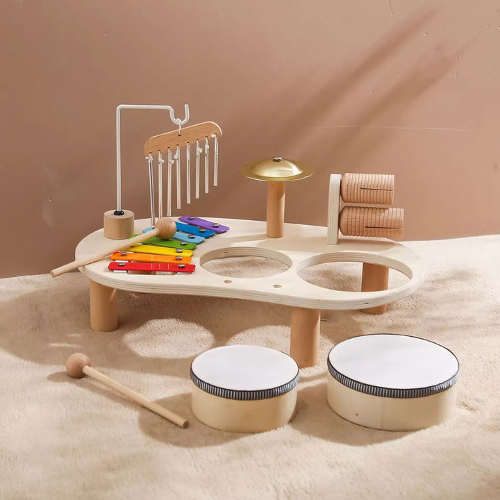 Baby Wooden Musical Sensory Learning Toy Set