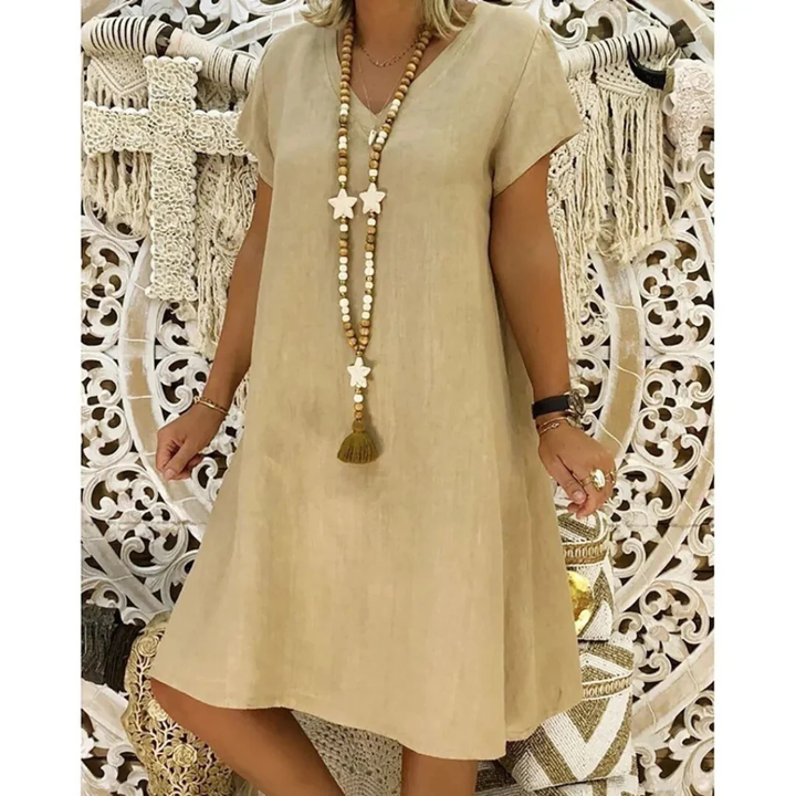 Adelaide women's plus size casual summer dress, perfect for relaxed everyday wear.