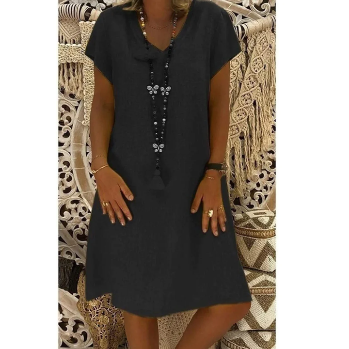Comfortable women's casual sundress for summer, ideal for warm weather and everyday style.