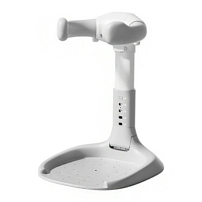 Adjustable baby bath stand, non-slip, supporting an infant for safe shower time, nursery essential.