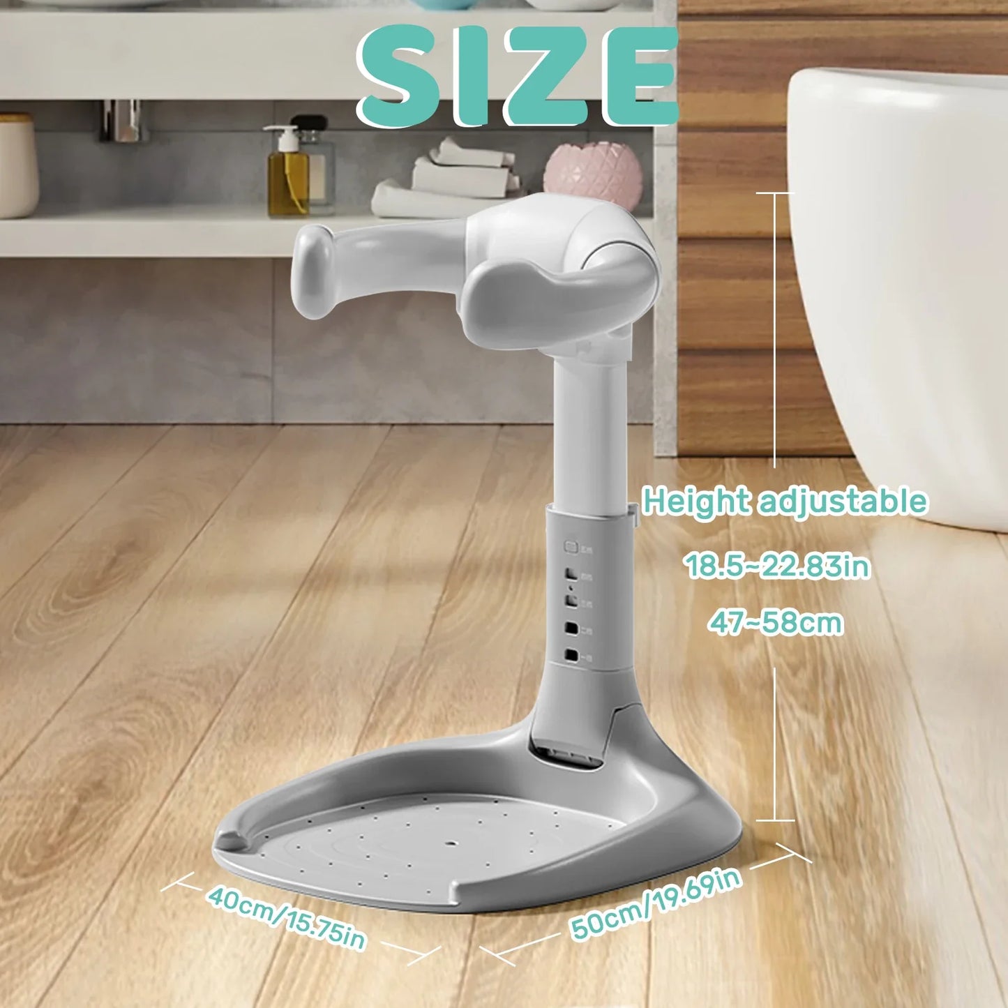 Portable baby bath support, non-slip design, for infant showering safety and caregiver comfort.