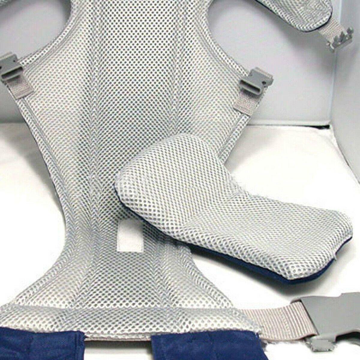 Soft infant baby holder backpack with adjustable straps for easy travel, side view