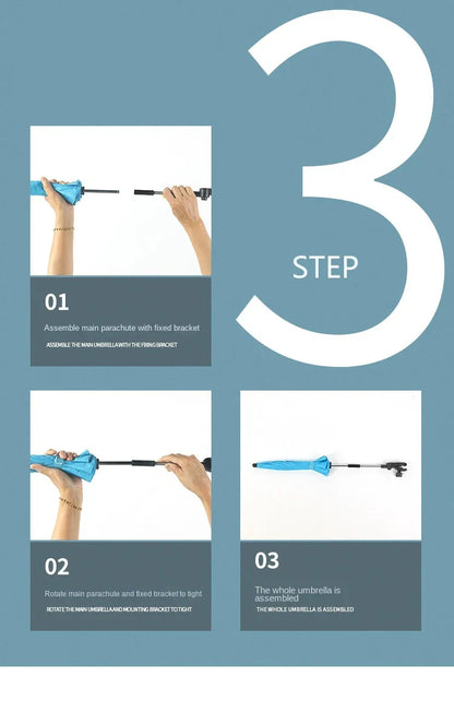 Baby gear: adjustable stroller sunshade umbrella, ensuring cool and safe outdoor experiences