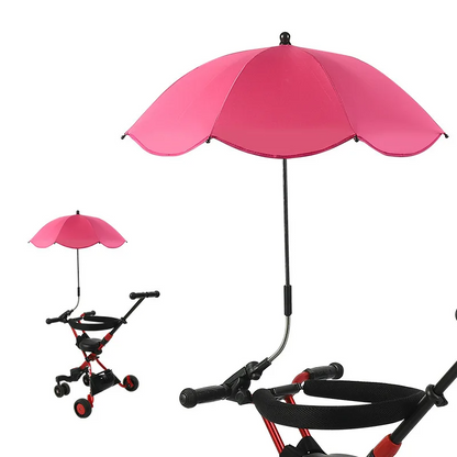Adjustable baby pram sunshade, an outdoor essential for complete UV protection and shade