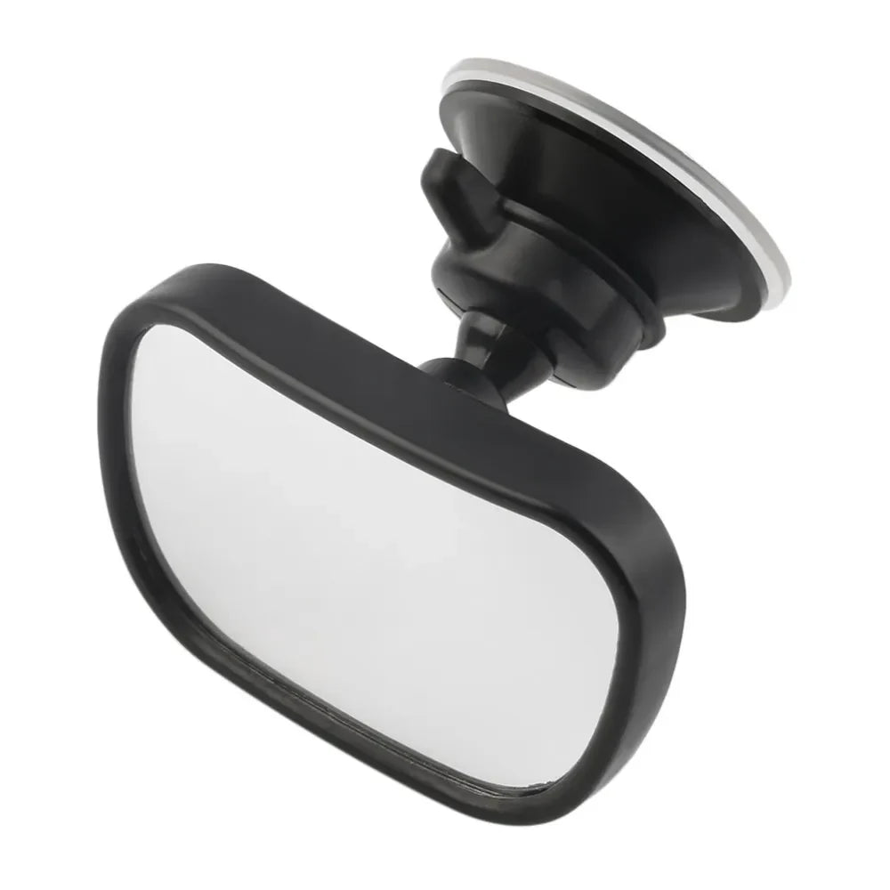 Black adjustable car back seat baby mirror, essential baby monitor for safe travel